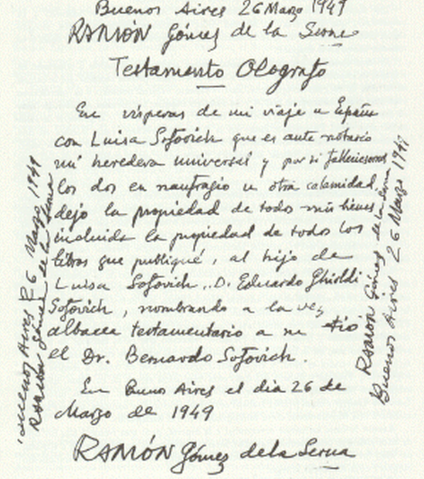 testamento olografo como hacer testamento a puno y letra con validez legal