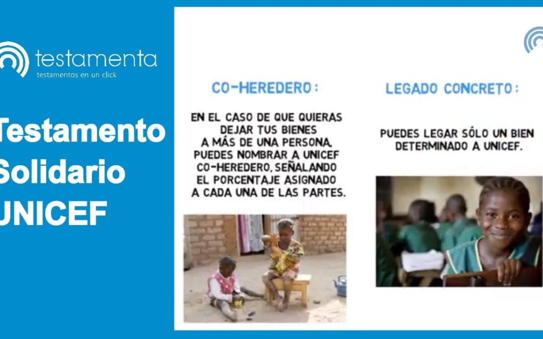 que es testamento unicef